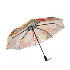 Зонт женский «Париж», 51 см, автомат, 3 сложения - Фото 3