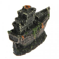 Аквариумный декор «Корабль малый», 7,5х5,3х2,5 см - Фото 3