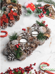 Подсвечник «Зимняя вишня» - Фото 4