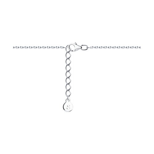 Браслет из серебра с фианитами