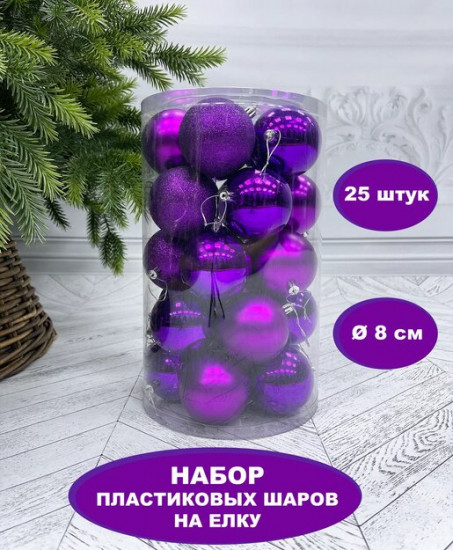 Набор шаров ёлочных