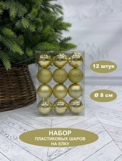 Набор шаров ёлочных