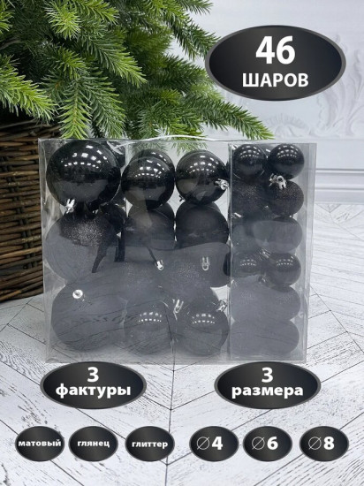 Набор шаров ёлочных