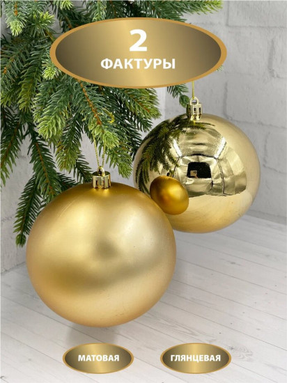 Набор шаров ёлочных