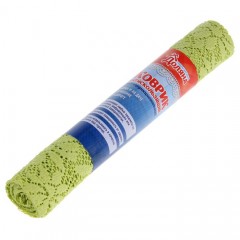 Коврик противоскользящий «Цветы» 30х100 см, цвет зеленый - Фото 2