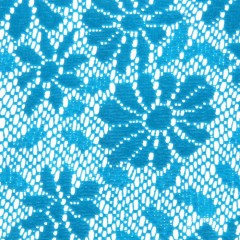 Коврик противоскользящий «Цветы» 45х100 см, цвет синий - Фото 1