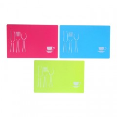 Коврик разделочный противоскользящий 43х28 см, цвет в ассортименте - Фото 1