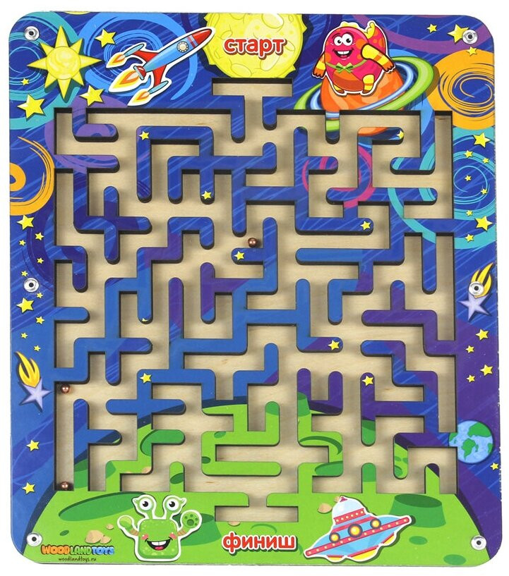 Игра-лабиринт с шариками | WoodLandToys | Фото 5