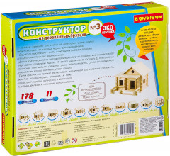 Конструктор из дерева «Эко Избушка» - Фото 1