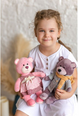 Игрушка мягкая «Мишка Ронни в пальто» - Фото 2