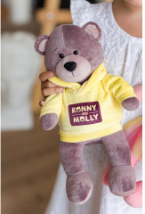 Игрушка мягкая «Мишка Ронни в толстовке» - Фото 2