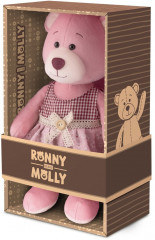 Игрушка мягкая «Мишка Молли в платье» - Фото 1