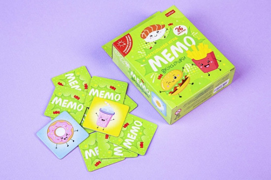Игра настольная «Мемо. Вкусняшки»