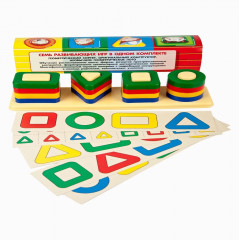 Сортер «Цветные столбики» - Фото 1