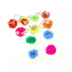 Игрушка на нитке для кошек «Мордашка», цвет в ассортименте - Фото 1