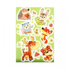 Наклейки интерьерные «Лесные звери» - Фото 2