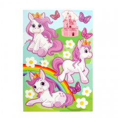 Наклейки интерьерные «Милые пони» - Фото 2