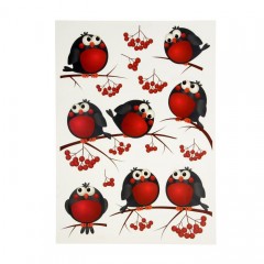 Наклейки Декоретто «Снегири на ветке» - Фото 2