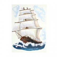 Наклейки интерьерные «Парусник» - Фото 2