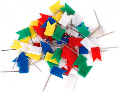 Булавки-флажки канцелярские - Фото 2