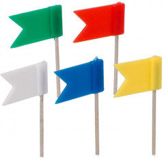 Булавки-флажки канцелярские - Фото 3