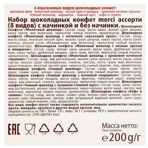 Набор шоколадных конфет