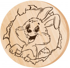 Доска для выжигания «Зайка» - Фото 1