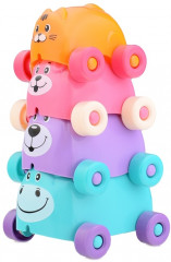 Пирамидка «Зверята-акробаты» - Фото 1