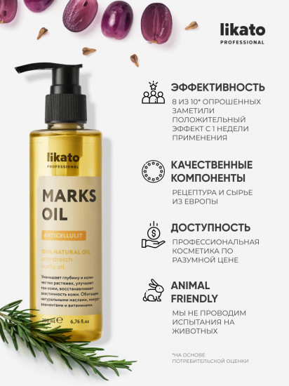 Масло для тела против растяжек