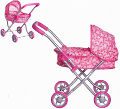 Коляска для кукол «Цветы» - Фото 1