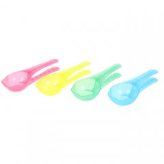 Совок для корма 2в1 с зажимом для пакета с кормом, цвет в ассортименте - Фото 1