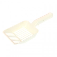 Туалет-домик большой с фильтром, совком и порожком, 51,5х40х38,5 см, розовый/белый - Фото 2