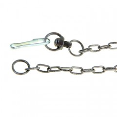 Цепь для привязи собак, 3 м, калибр 3х16 мм, черный - Фото 2