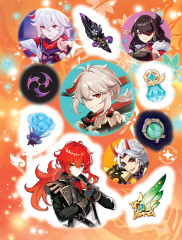 Наклейки «Genshin Impact» - Фото 2