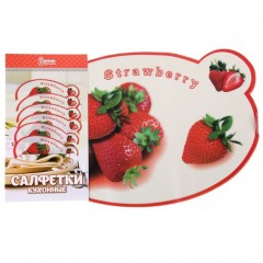 Набор ковриков для кухонного стола «Клубника» - Фото 1