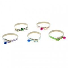 Ошейник «Ромашка», 30х1 см, искусственная кожа, цвет в ассортименте - Фото 1