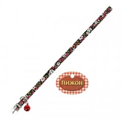 Ошейник мягкий из искусственной кожи с цветочным принтом в ассортименте - Фото 2