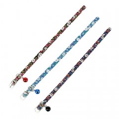 Ошейник мягкий из искусственной кожи с цветочным принтом в ассортименте - Фото 1