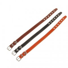 Ошейник комбинированный кожа/брезент, 59х2,5 см, цвет в ассортименте - Фото 2