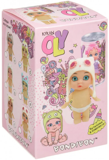 Набор игровой «Куколка Oly в шапочке-ушанке»
