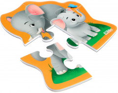 Набор пазлов магнитных «Зоопарк» - Фото 1