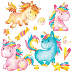 Набор наклеек «Единорожки» - Фото 1