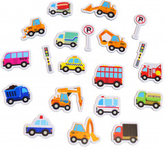 Игра магнитная «Большой набор машинок» - Фото 3