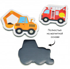 Игра магнитная «Большой набор машинок» - Фото 4