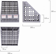 Подставка для бумаг вертикальная - Фото 6