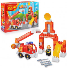 Конструктор «Пожарная машина и тренировочная площадка» - Фото 1