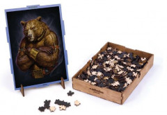 Пазл деревянный «Медведь» - Фото 3