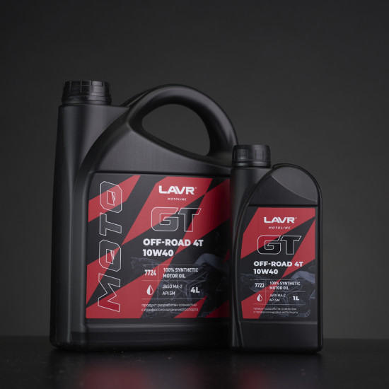 Моторное масло Lavr GT off road 4T 10W-40