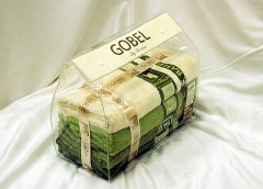 Набор махровых полотенец «Gobel» (арт. plt040-3, бамбук, размер 70х140, 4 шт) - Фото 1