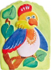 Набор для создания объемных барельефов «Птица с хохолком» - Фото 1